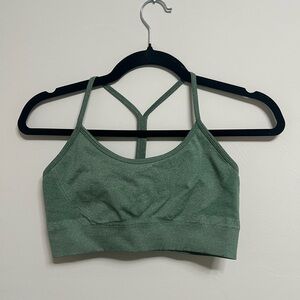 AYBL Empower Seamless Sports Bra - Olive Marl